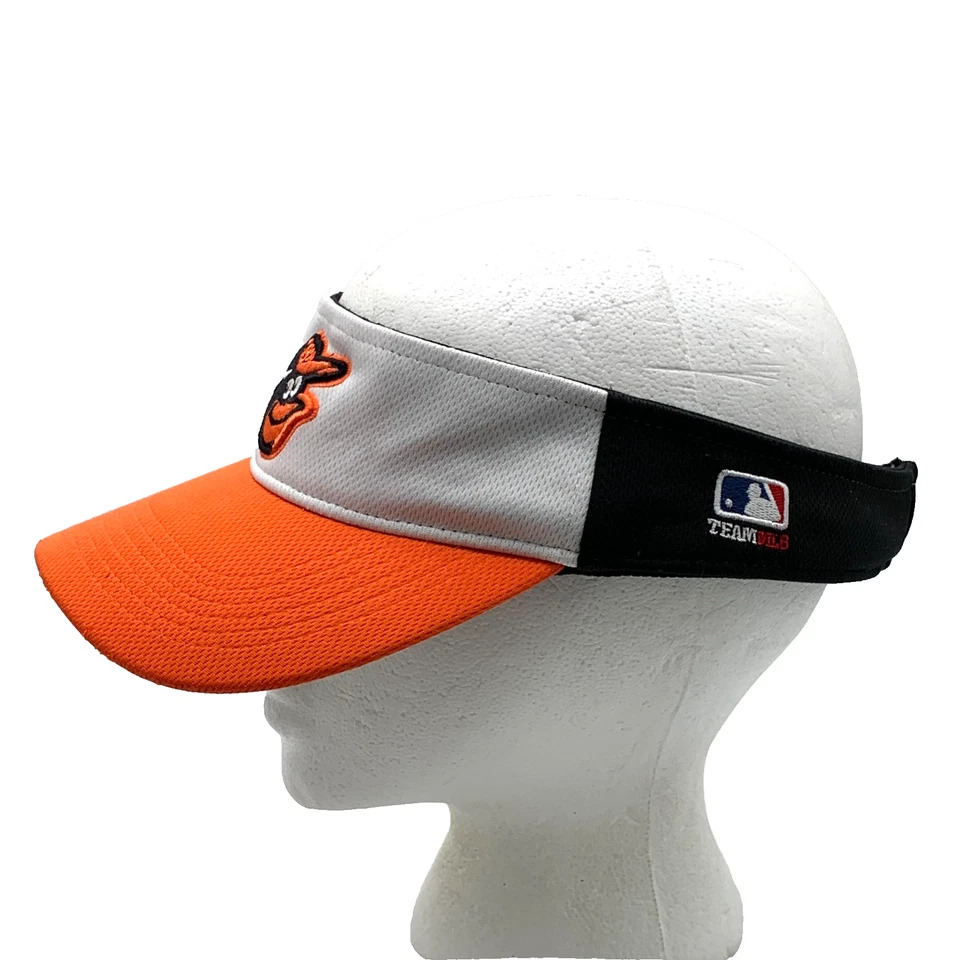 Baltimore Orioles Correa Ajustable Visera Sombrero Naranja Negro Blanco S2 Foto 4 de 4