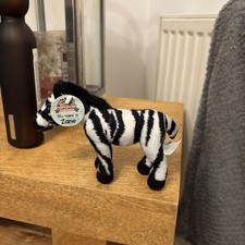 Deagostini Animal Kingdom Plush Zane Zebra Soft Toy Cuddly Plushies