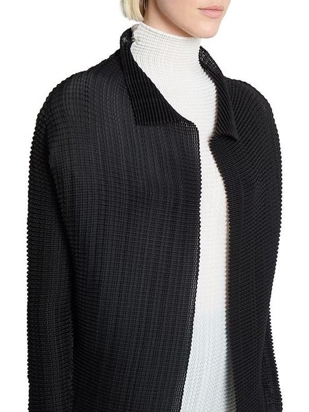 Issey Miyake Damenpullover schwarz Polyester One
