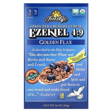 Ezekiel 4:9® Sprouted Crunchy Cereal, Golden Flax, 16 oz (454 g)