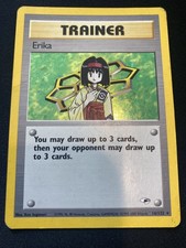 Erika 16/132 Holo Rare Trainer Card Gym Heroes HP - Pokemon Card on eBay