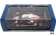 Miniature Car 1/43 Peugeot 908 HDi FAP Team Peugeot Total 2nd Le Mans 2008 #7