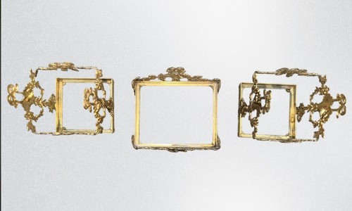 ANTIGUA FILIGRANA ORMOLU DE BRONCE 3 piezas PERFUME Y POLVO APOLLO DORE - Imagen 15 de 16