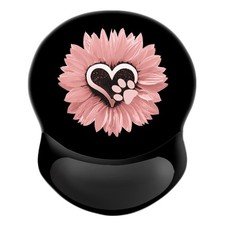 Ergonomic Mouse Pad with Support - Comfortable Wrist Rest, Non-Slip PU Base f...