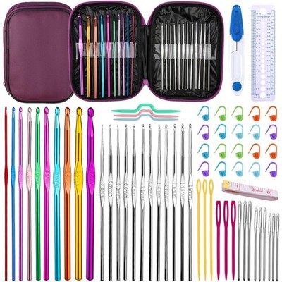 Häkelnadel-Set mit Aufbewahrungbox Starter-Set interessanten Nadeln