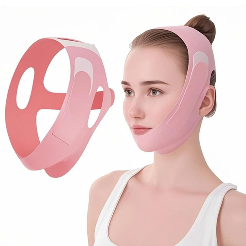 Chin Strap for Sleeping - Double Chin Reducer, Face V Line Lifting Mask, Reusabl