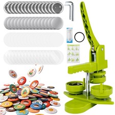 44mm Button Maker Machine Kit Installation-Free Badge Press Pin Maker 100pcs