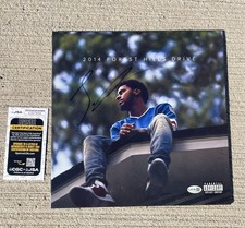 J Cole AUTHENTIC AUTOGRAPHED 2014 Forest Hill Drive Vinyl LP JSA COA AUTO SIGNED