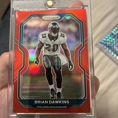 2020 Panini Prizm Red Retail Parallel Brian Dawkins #176 Philadelphia Eagles