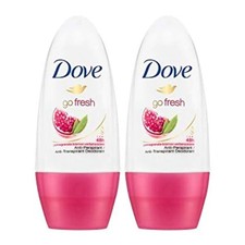 Dove Go Fresh Pomegranate Lemon Verbena Antiperspirant Roll On 50ml Pack of 2 