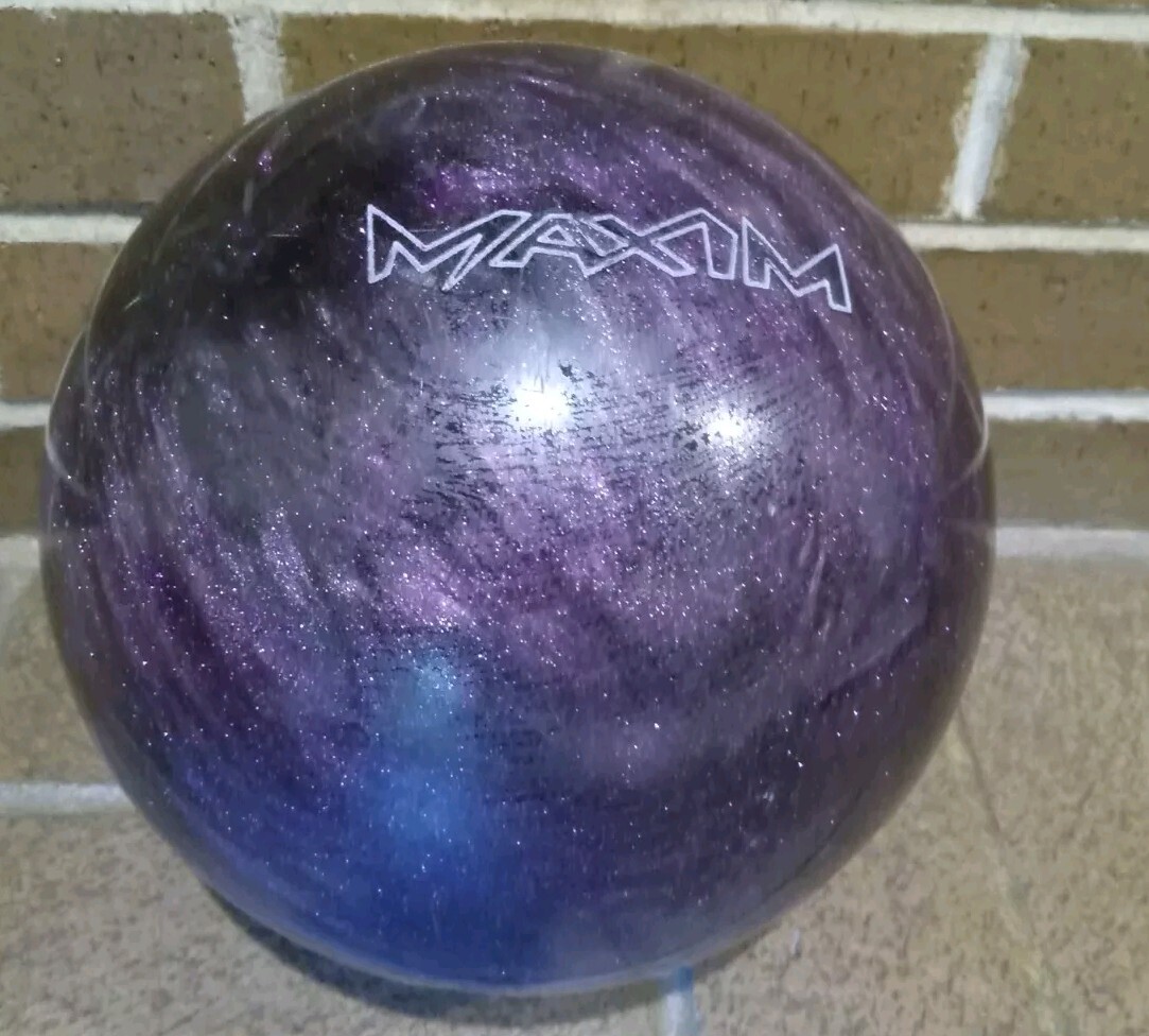 Ebonite Maxim 8.5lbs Purple Black Sparkle Bowling Ball | eBay