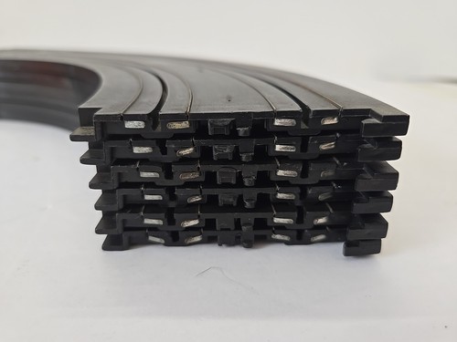 Aurora AFX Slot Car Track 2519 9" Radius Curve 1/4 Circle Lot Of 6 Pieces 1973 - Picture 3 of 18