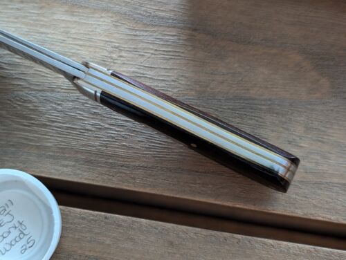 GEC Great Eastern Cutlery #56 Northfield Dogleg Jack 562211BEJ Ebony Wood - Picture 13 of 14