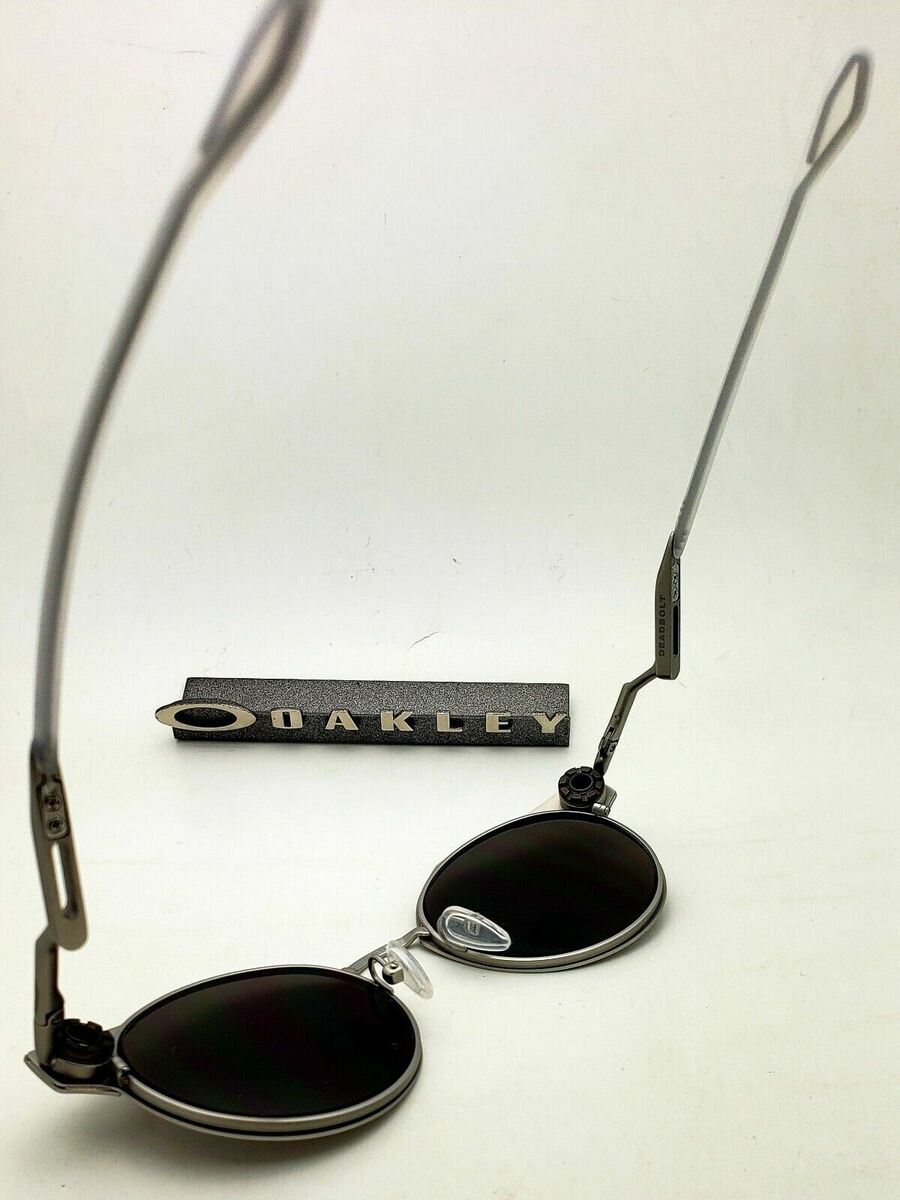 New Oakley Deadbolt Sunglasses OO6046-0150 Satin Chrome New Oakley Deadbolt Sunglasses OO6046-0150 Satin Chrome