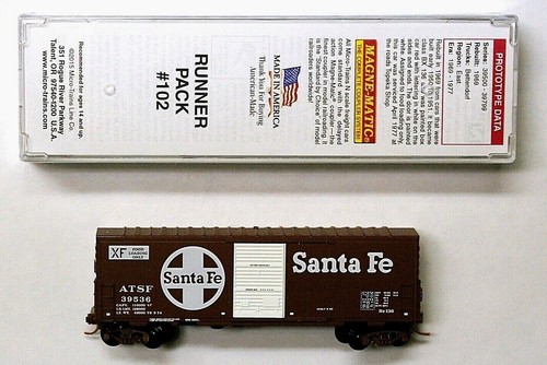 MTL Micro-Trains 02454380 Santa Fe ATSF 39536 Bx136 40 pies vagón de carga de una sola puerta | Zustand: New