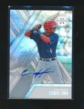 EDWIN LORA 2017 PANINI ELITE EXTRA EDITION AUTO