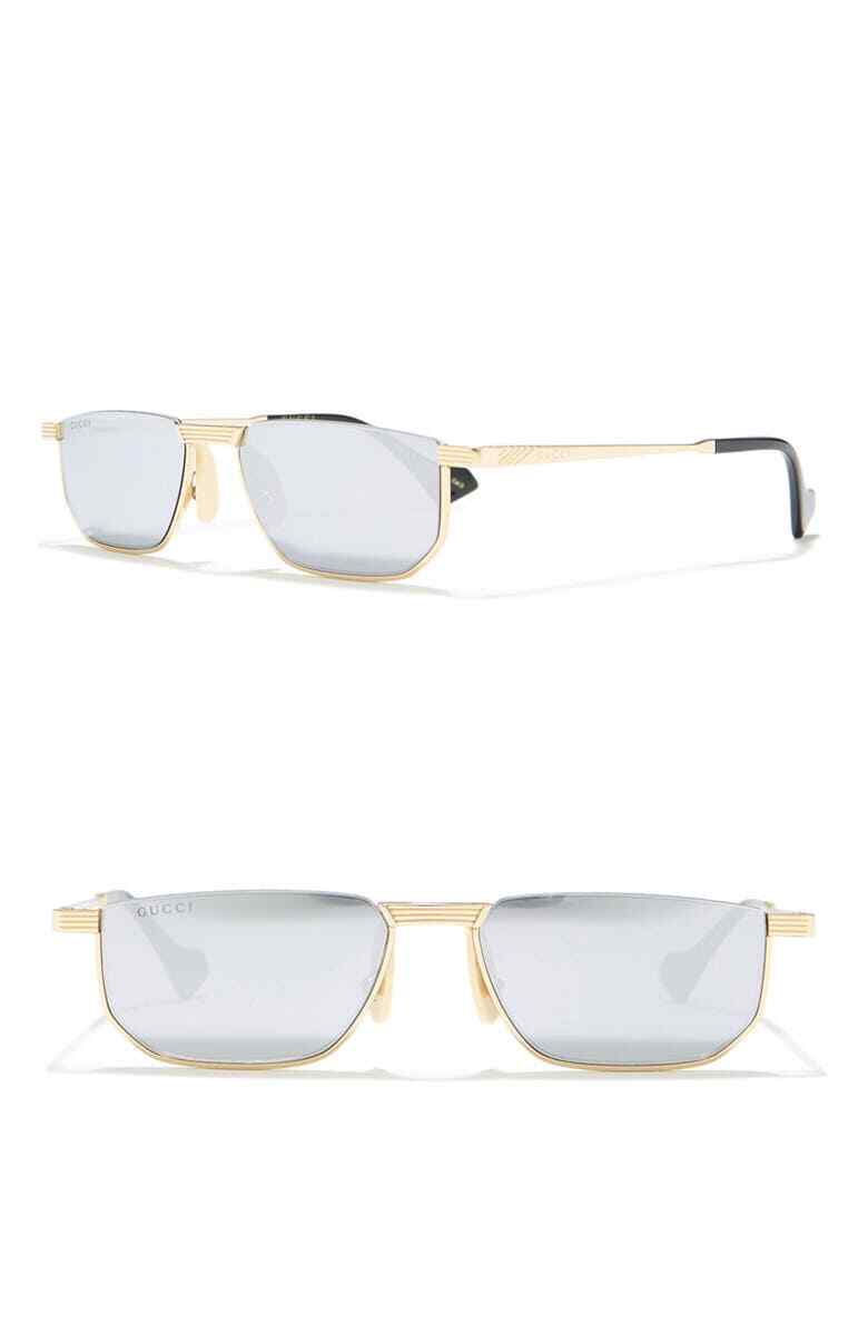 NWT!! GUCCI 52mm Rectangle Sunglasses - $525 Value (Just Reduced) | eBay