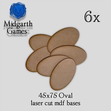 Westernfertility Com Aos Lotr Bolt Action 3mm Laser Cut Mdf 120x90mm Oval Bases Warhammer 40k Miniatures War Games Games