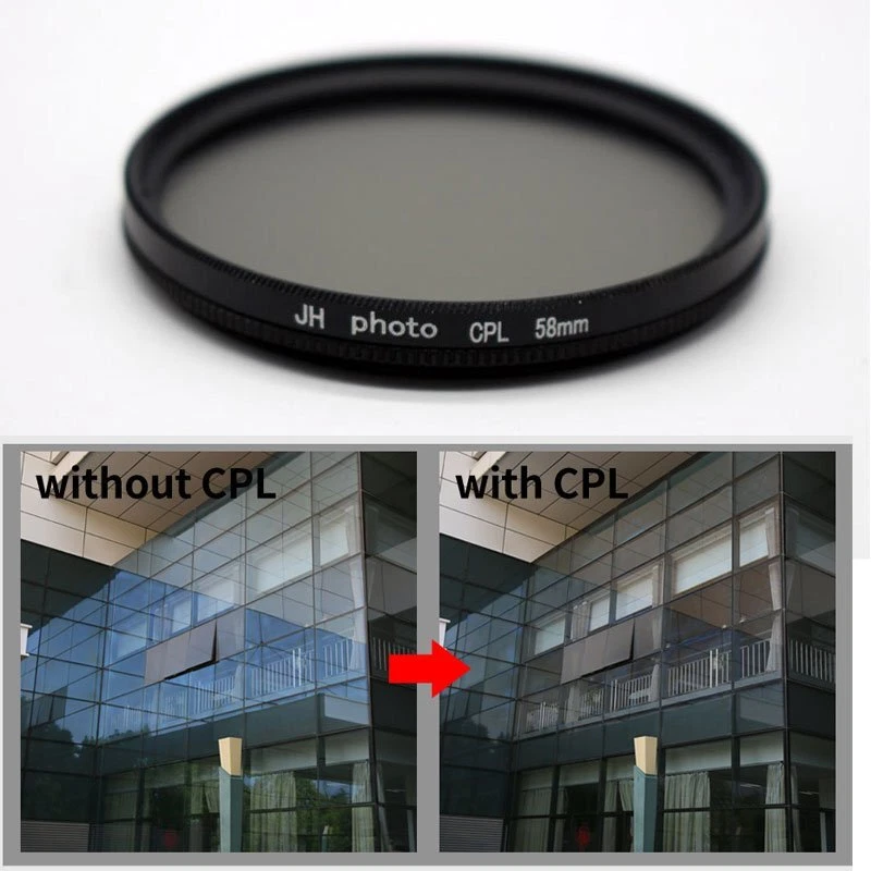 37 40.5 46 49 52 55 58 67 72 77 82mm Circular Polarizing CPL lens Filter Camera - Image 2 of 4