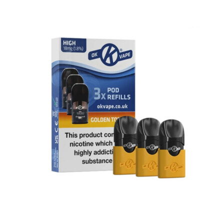 OK Vape Pod Refills 12mg & 18mg Plus P45 Kit | All Flavours | Fast FREE  Delivery | eBay UK