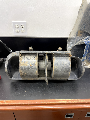 MERCEDES W113 PAGODA 280SL HEATER BLOWER MOTOR ASSEMBLY 113 250SL 230SL - Picture 2 of 9