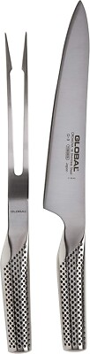 Global Knives Carving Set (G-3,G-13) 2 Pc, Silver