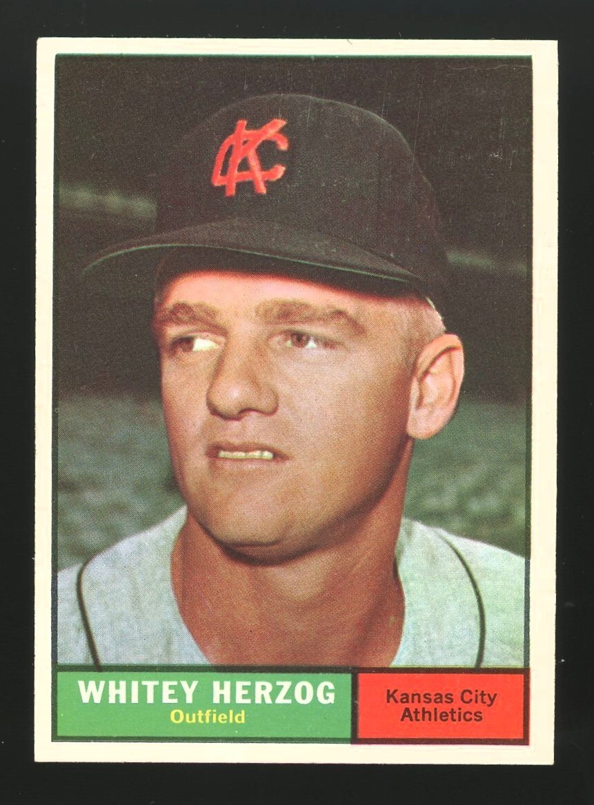 1961 Topps Whitey Herzog #106 NR-MT