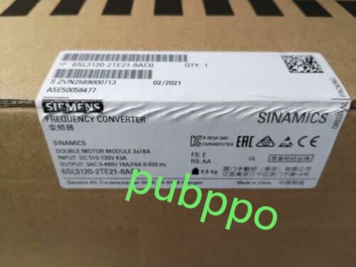 Nuevo convertidor de frecuencia en stock 6SL3120-2TE21-8AC0 entrega rápida DHL - Imagen 1 de 1