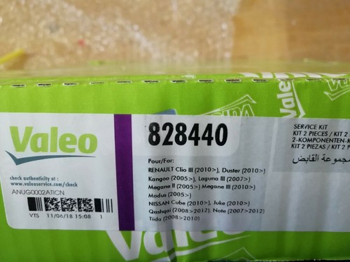 Valeo Clutch Kit For Dacia Duster Renault Clio III Laguna Megane III 1.5 Dci - 第 3/3 張圖片