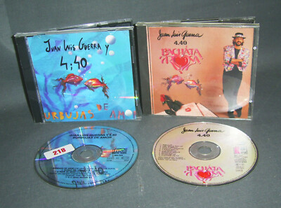 2 CD Juan Luis Guerra Y - Burbujas de Amor + Bachata Rosa