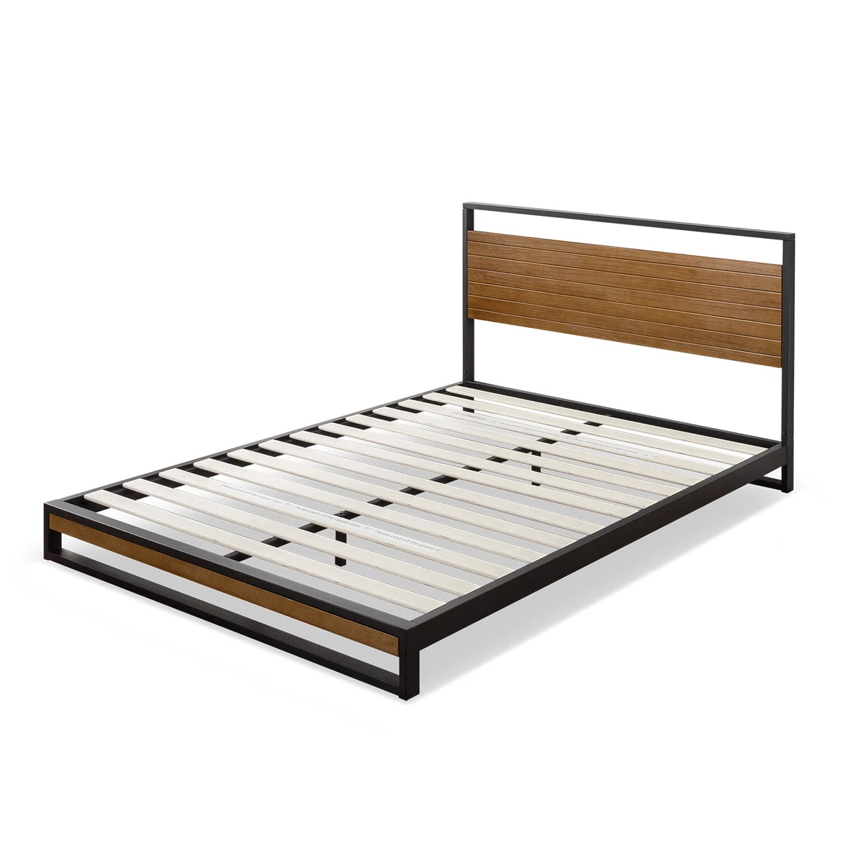 Zinus bed on sale frame with headboard