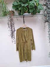 Pretty Little Thing Moss Green Dress Wrap Style Size 16