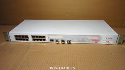 3com 3c16485 Baseline Network Switch 2816-SFP Plus GIGABIT INCLUDING 3X SFP'S