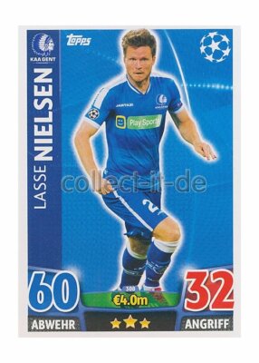TOPPS Champions League - 308 - Lasse Nielsen - Base Card