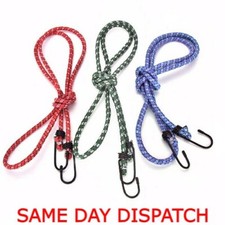 Bungee Cords with Hook Cables Bungie Elastic Straps 3x 90cm Luggage straps