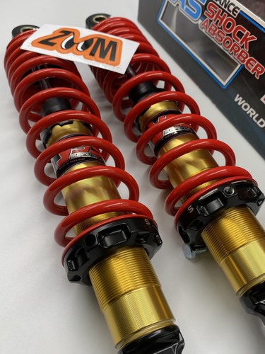 Honda Monkey 125 2018-2024 YSS Shock Suspension 340MM A Pair Gold / Red - Picture 2 of 4