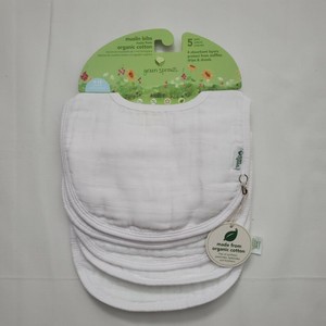 green sprouts organic muslin bibs