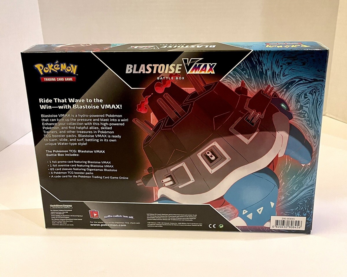 Pokmon TCG Blastoise VMAX Battle Box Factory Sealed 2021 Collectors Set Pokemon Packs Pokmon TCG Blastoise VMAX Battle Box Factory Sealed 2021 Collectors Set Pokemon Packs