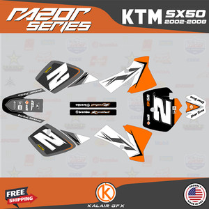 KTM50SX　TC50　MC50　 プラスチック　カウルセット KTM50 SX 50 JUNIOR 50cc SX Fender Plastic Body Kit 2002-2008
