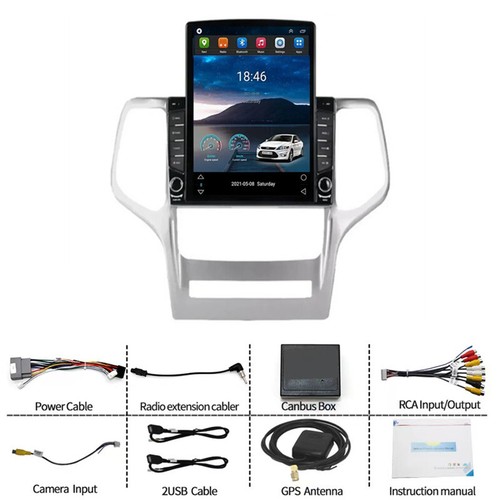 Android Car Radio For Jeep Grand Cherokee 11-13 Carplay GPS Navi Autoradio Stere - Picture 2 of 6