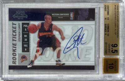 その他 2009-10 Stephen Curry RC AUTO 2009-10 Stephen Curry Playoff Contenders Auto RC BGS 9.5 Gem