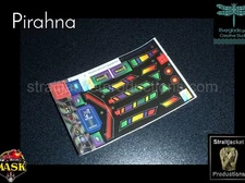 MASK M.A.S.K. VENOM Piranha Ultimate Upgrade Sticker Kit Decals Labels