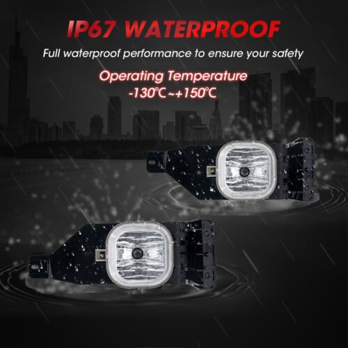 Fog Lights Fit For 2005-2007 Ford F250/F350/F450/F550 Super Duty,2005 Excursion - Picture 4 of 8