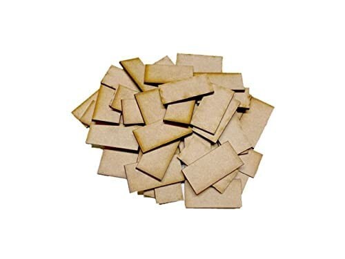 Bases rectangulares corte láser MDF muchos tamaños ENVÍO RÁPIDO VENDEDOR EE. UU. artesanales espacios en blanco - Imagen 97 de 145