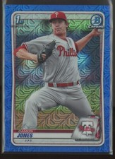 Damon Jones 2020 Bowman Mega Box Mojo Blue Refractor RC /150 Rookie Card SP SSP