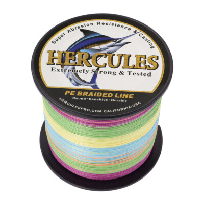 HERCULES Braid Fishing Line 4 Strand 20lb-50lb 300M/500M/1000M