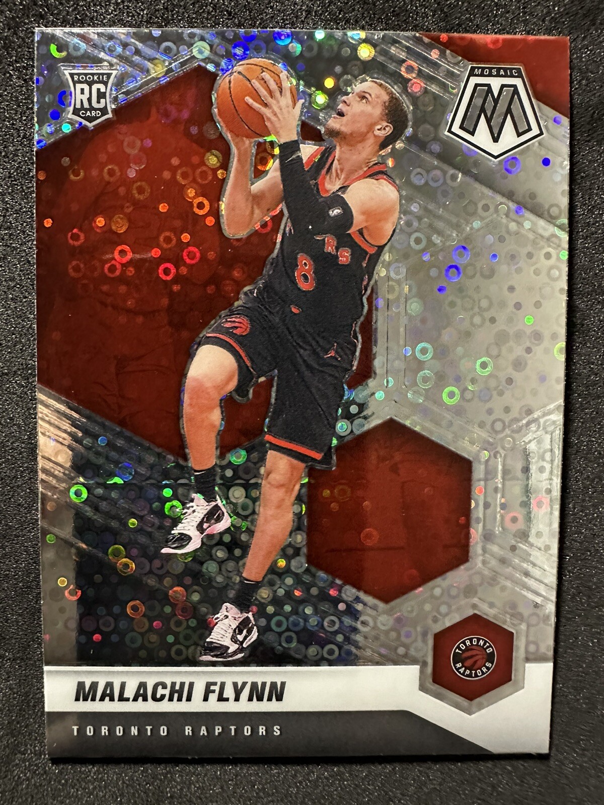 2020-21 Panini Mosaic - Malachi Flynn - RC - FAST BREAK Prizm - #236