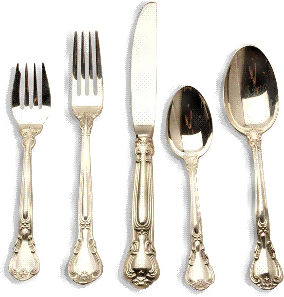 Gorham chantilly sterling silver 5 piece place best sale setting