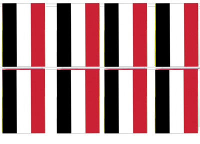 Yemen 12x18 Bunting String Flag Banner (8 Flags) 100D