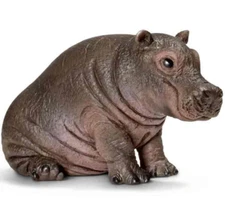 Schleich Hippopotamus Sitting HOUSE HIPPO CALF Baby 14682 NEW & SEALED